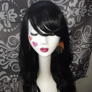 Waves with bangs wig